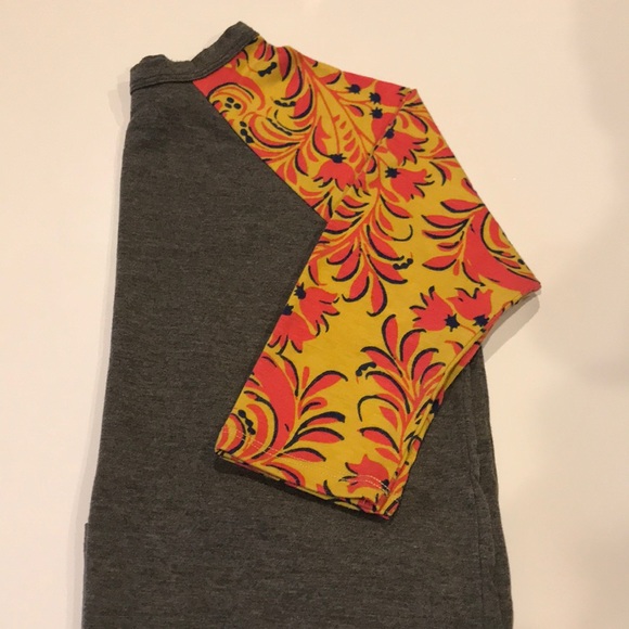 LuLaRoe Other - LuLaRoe Sloan Baseball Tee size 14